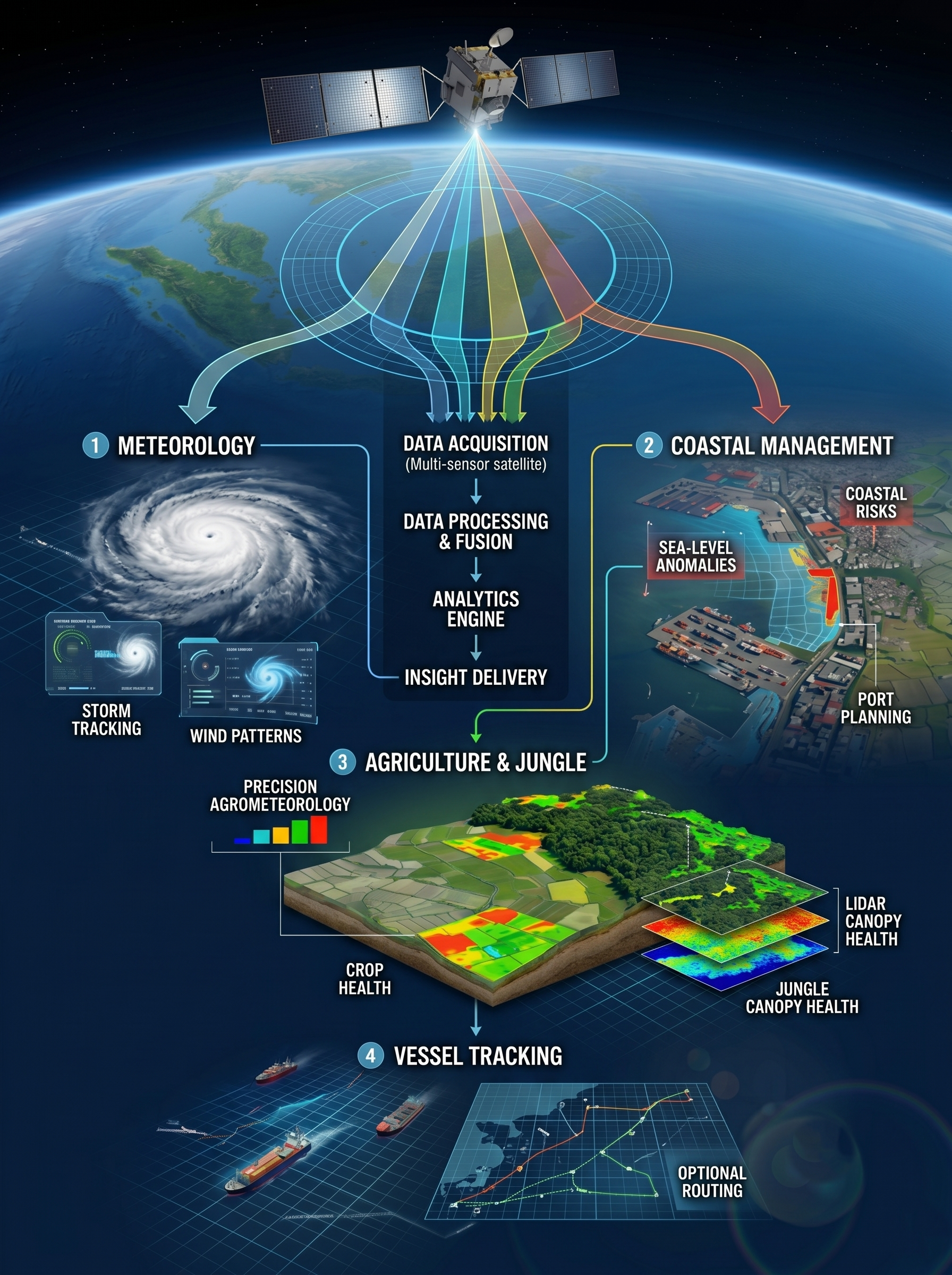 Multi-Domain Remote Sensing Ecosystem